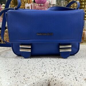 Claudia Ciuti Blue Leather Bag